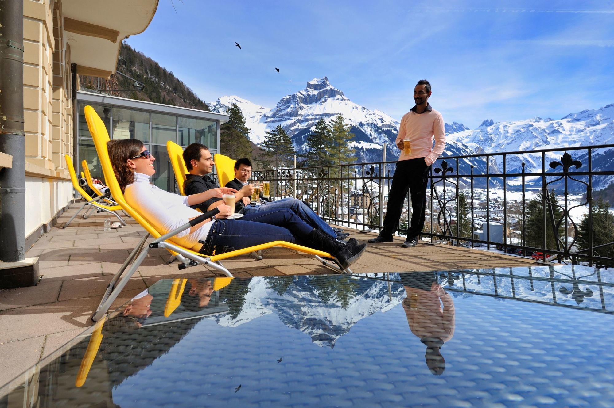 Hotel Terrace Engelberg Esterno foto